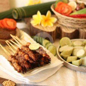 Yakatori stick, cooked, IqF, 30gr per stick